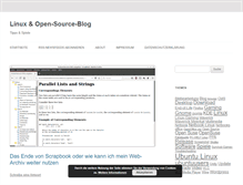 Tablet Screenshot of linux-redaktion.com